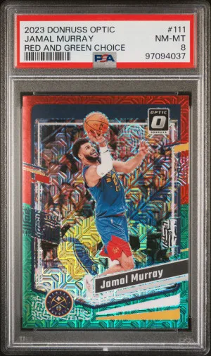2023 Panini Donruss Optic Jamal Murray Red And Green Choice front