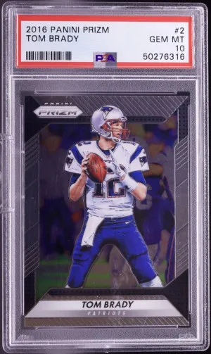 2016 Panini Prizm Tom Brady front