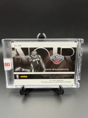 #328 Zion Williamson 2019-20 Panini Noir back