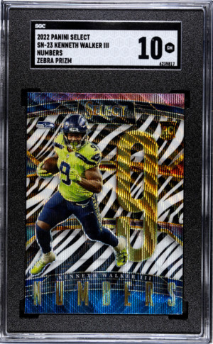 2022 Panini Select Kenneth Walker III SGC 10 front