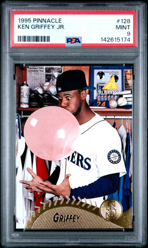 1995 Pinnacle Ken Griffey Jr. PSA 9 front