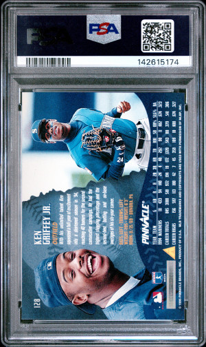 1995 Pinnacle Ken Griffey Jr. PSA 9 back
