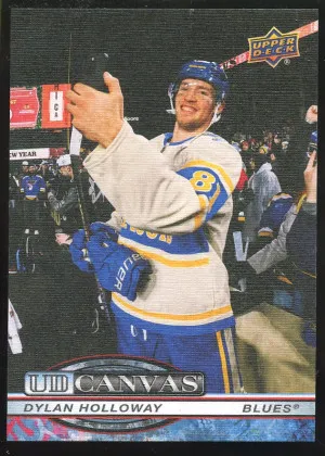 2025 Upper Deck UD Canvas DYLAN HOLLOWAY #C-86 back