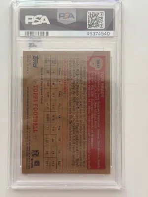 2006 Topps Heritage Chrome Tom Brady Chrome back