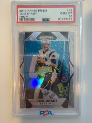2017 Panini Prizm Tom Brady Prizm front