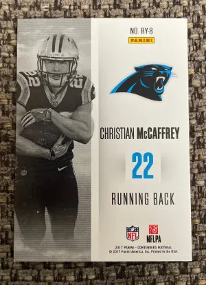 Christian McCaffrey Rookie Card back