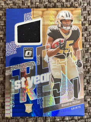 Kendre Miller Rookie Patch Card front