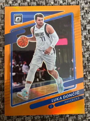 Luka Doncic Optic Orange /199 front