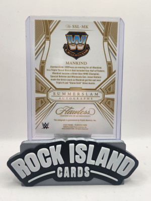2024 Panini Flawless WWE Mankind 10/25 #SSL-MK back