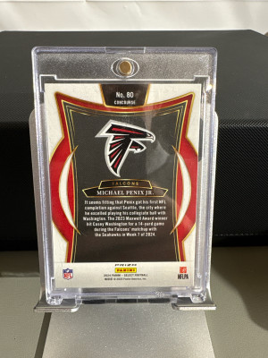 2024 Select Football-Michael Penix Jr Red And Blue Shock RC back