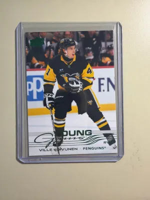 Ville Koivunen 25-26 UD Series 1 Holiday Young Guns front
