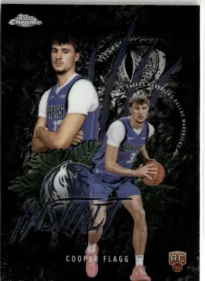 Cooper Flagg 2025-26 Topps Chrome Basketball RC Instinct Case Hit front