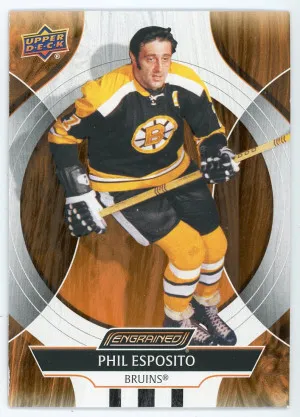 2024-25 Upper Deck Engrained #58 Phil Esposito Icons front
