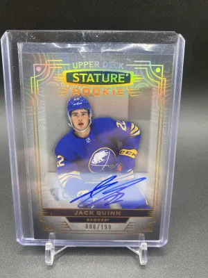 2022-23 Rookies Jack Quinn Autographs /199 front