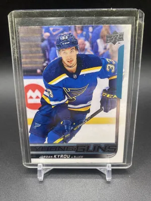 Jordan Kyrou Young Guns 2018-19 Upper Deck Series 1 front