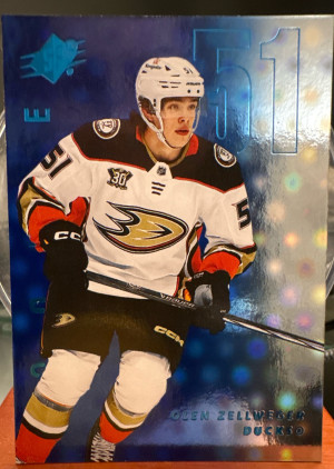 Olen Zellweger, 2024-25 SPx, Rookie Radiance /100 front