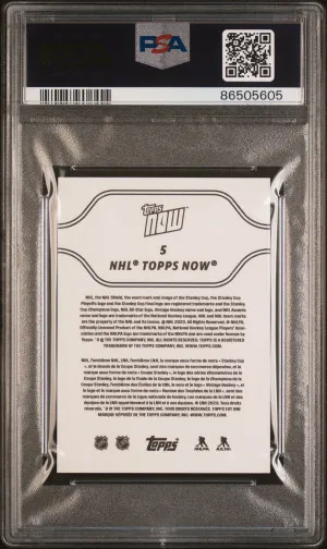 2023 Topps Now Nhl Stickers Connor Bedard back
