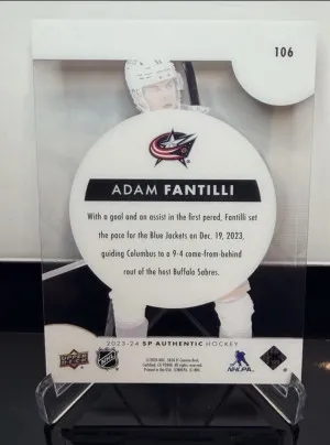Adam Fantilli Future Watch Acetate SSP back