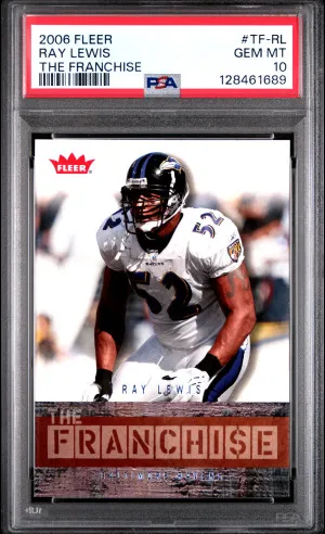 2006 Fleer The Franchise Ray Lewis The Franchise front