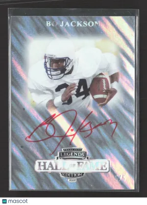 2012 Press Pass Legends Hall of Fame Edition Bo Jackson #LG-BJ Holographic /5 front