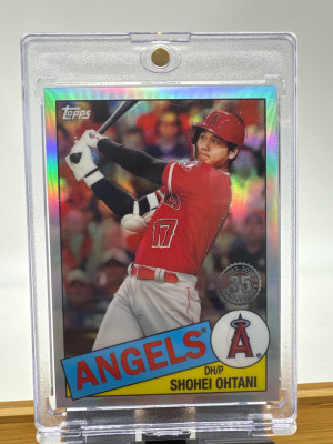 Topps 2020 Chrome Shohei Ohtani #85TC-7 Insert Los Angeles Angels front