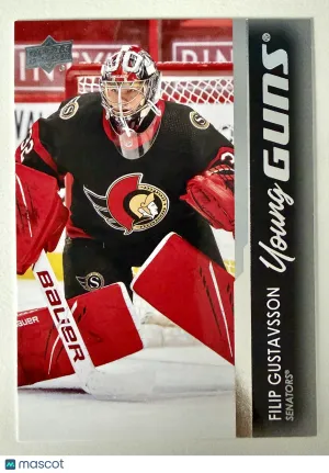 2021 Upper Deck Series 1 Young Guns Filip Gustavsson Rookie front