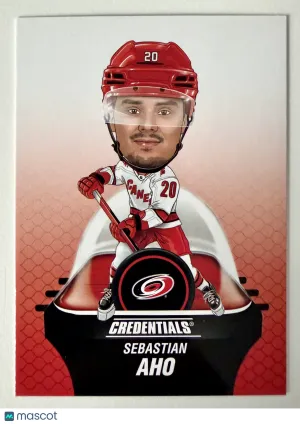 2024 Upper Deck Credentials Sebastian Aho First 750 Fans front