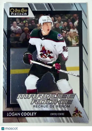 2024 O-Pee-Chee Platinum Logan Cooley Marquee Rookie front