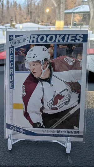 2013-14 O-Pee-Chee #620 Nathan MacKinnon RC front