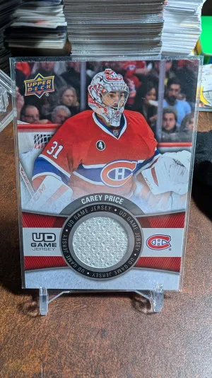 2009-10 Upper Deck Game Jerseys #GJCP Carey Price front