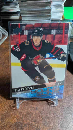 2020-21 Upper Deck #482 Tim Stutzle YG RC front
