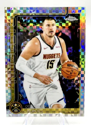 2025-26 Topps Chrome NIKOLA JOKIC Xfractor front