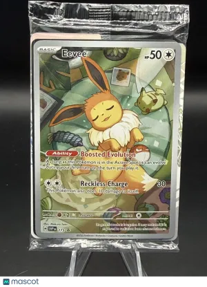 2025 Pokemon Scarlet & Violet Promo Eevee Rare #173 - NM SEALED front