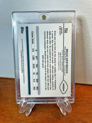 2024 Topps Chrome BRIAN WESTBROOK White Geometric Refractor #/15 Eagles #156 SSP back