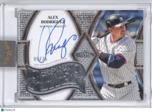 2025 Topps Five Star Pre-Eminent Power Autograph Alex Rodriguez #PEP-AR 06/25 front