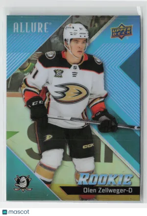 2024-25 Upper Deck Allure Olen Zellweger #106 Rookie front