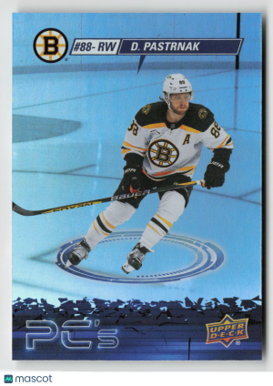 2023-24 Upper Deck Series 2 PC's David Pastrnak #PC-9 front