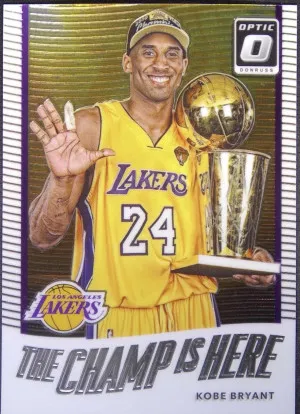 2017-18 Panini Donruss Optic Kobe Bryant #6 The Champ Is Here front