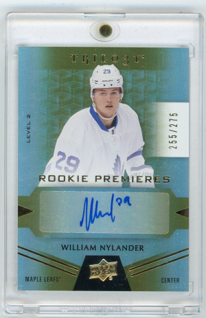 2016-17 UD Trilogy William Nylander Rookie Autograph /275 front