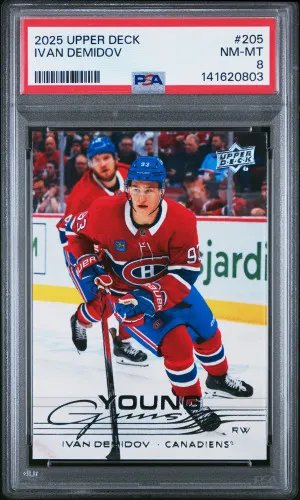 2025 Upper Deck Young Guns #205 Ivan Demidov front