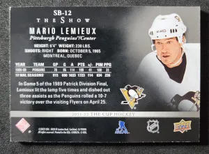 Mario Lemieux The Cup The Show /49 back