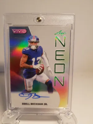 2025 Leaf Vivid Odell Beckham Jr. Auto /8 front