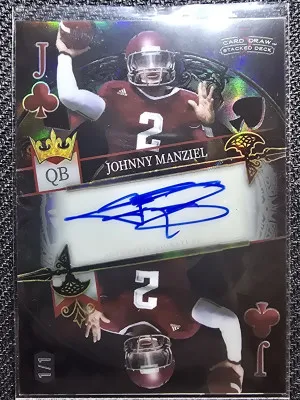 2024 Wildcard Johnny Manziel Auto #1/1 front