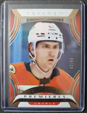 Cutter Gauthier Trilogy Level 3 Rookie /99 front