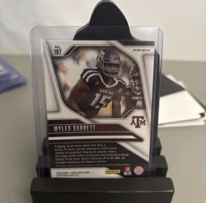 2025 Prizm Draft Picks-Myles Garrett Gold Cracked Ice back