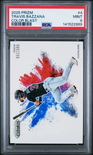 2025 Panini Prizm Color Blast Travis Bazzana front