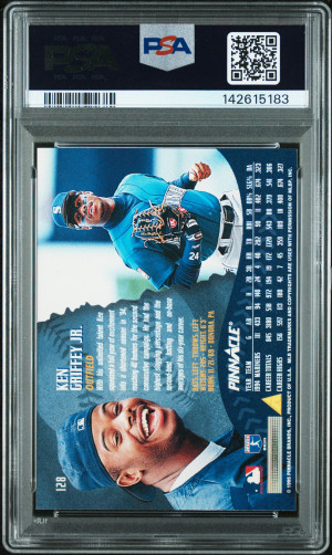 1995 Pinnacle Ken Griffey Jr. PSA 9 back