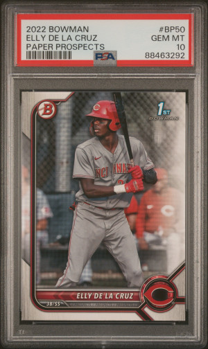 2022 Bowman Paper Prospects Elly De La Cruz Paper Prospects front