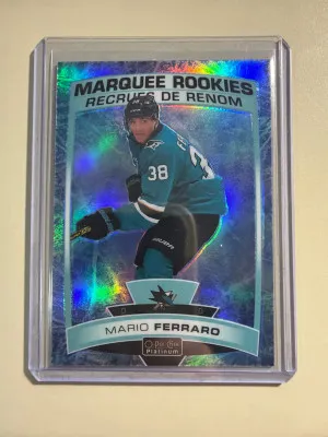 Mario Ferraro 19-20 OPC Platinum Arctic Freeze /99 front