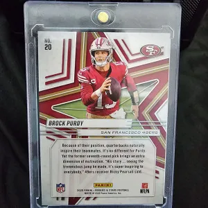 Brock Purdy #20 2025 Panini Rookies & Stars 994/999 back